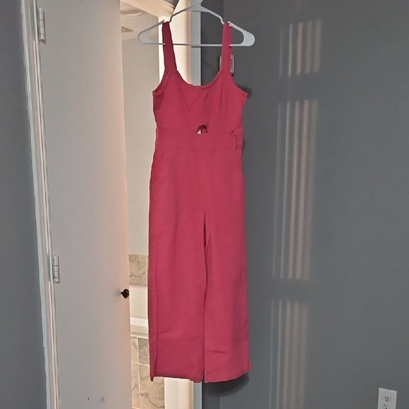 Copper Key Pants - Copper Key Vibrant Pink Jumpsuit